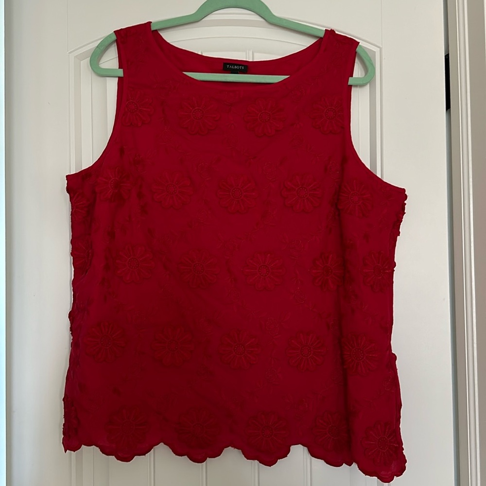Talbots Sleeveless Blouse — NWOT
